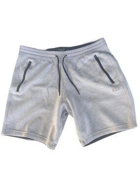 Abercrombie & Fitch Men’s Zip Pocket Sport Fleece Shorts Heather Gray Size Small